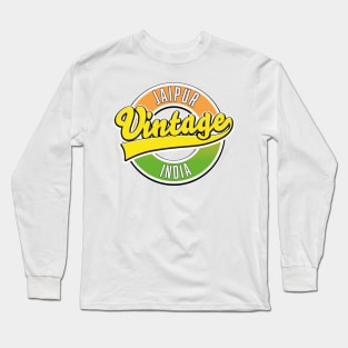 Jaipur vintage style logo Long Sleeve T-Shirt